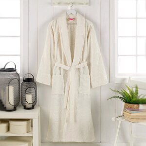 Банный халат Asiya цвет: кремовый (3XL)