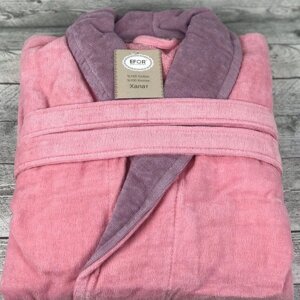 Банный халат Гелика цвет: розовый (L-XL)