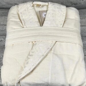 Банный халат Кейси цвет: кремовый (L-XL)