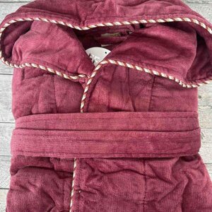 Банный халат Linda цвет: бордовый (3XL)