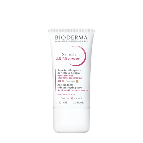 BIODERMA BIODERMA BB-крем Sensibio AR SPF30 для чувствительной кожи лица с покраснениями, оттенок clair 40 мл