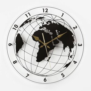 Часы Глобус (42х42х6 см)