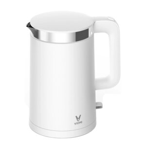 Чайник Viomi Mechanical Kettle 1.5л. 1.8 кВт, металл/пластик (двойные стенки), белый (V-MK152A)
