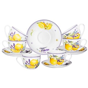 Чайный набор Прованс лимоны (12 предметов)