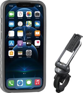 Чехол и кронштейн для мобильного телефона Topeak RideCase для iPhone 12 / 12 Pro TT9868BG (черный)