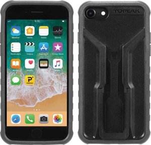 Чехол и кронштейн для мобильного телефона Topeak RideCase для iPhone 6 / 6s / 7 / 8 TT9856BG (черный)