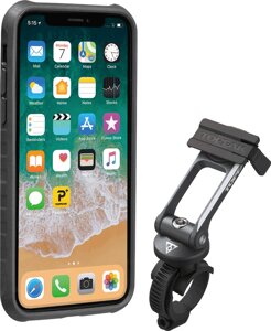 Чехол и кронштейн для мобильного телефона Topeak RideCase для iPhone X / Xs (черный)