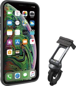 Чехол и кронштейн для мобильного телефона Topeak RideCase для iPhone Xs MAX (черный)