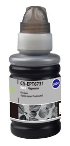 Чернила Cactus CS-EPT6731, 100 мл, черный, совместимые для Epson L800/L805/L810/L850/L1800