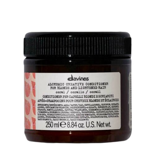 Davines Davines Оттеночный кондиционер для блонда и осветленных волос Alchemic Creative Conditioner, коралловый 250 мл