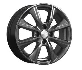 Диски R15 4x100 6J ET40 D60,1 Скад Порту графит