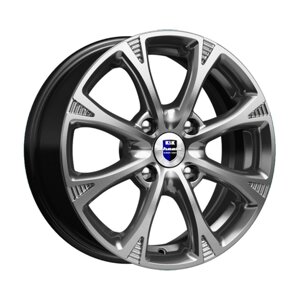 Диски R15 4x100 6J ET45 D54,1 Rapid Блюз-оригинал (КС606) Дарк платинум