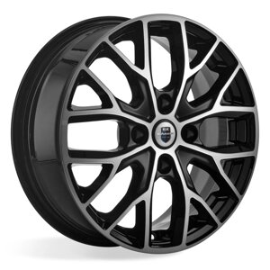 Диски R16 4x100 6J ET41 D60,1 Rapid Лилиом-ориг, КС891) алмаз черный