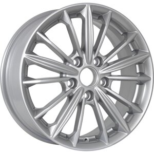 Диски R16 5x108 6,5J ET50 D63,35 KDW KD1638 (16_focus) (кс871) silver painted