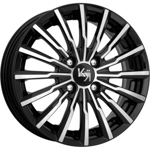 Диски R17 4x100 7J ET43 60,1 Rapid Акцент Алмаз чёрный