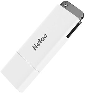 Флешка 8gb USB 2.0 netac U185, белый (NT03U185N-008G-20WH)