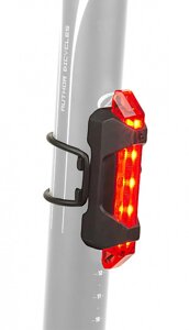 Фонарь для велосипеда задний Author A-Stake Mini USB с боковой видимостью (красный черный)