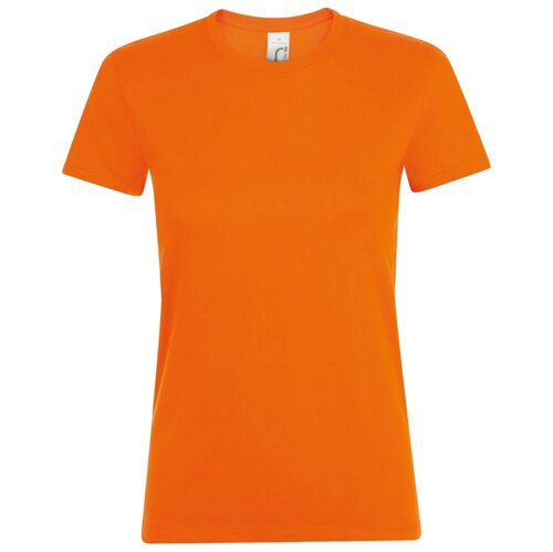 Футболка женская REGENT WOMEN оранжевая, размер L