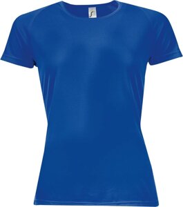 Футболка женская SPORTY WOMEN 140 ярко-синяя, размер XL