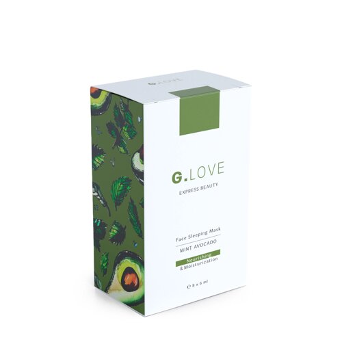 G. LOVE G. LOVE Ночная питательная маска для лица Mint Avocado 8x6 мл