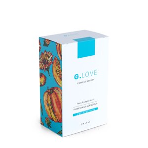 G. LOVE G. LOVE Осветляющая маска для лица с витамином С и энзимами Pumpkin Calendula 8x6 мл