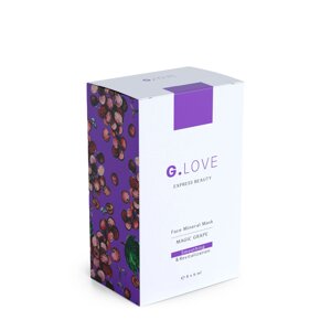 G. LOVE G. LOVE Разглаживающая маска для лица с минералами Magic Grape 8x6 мл