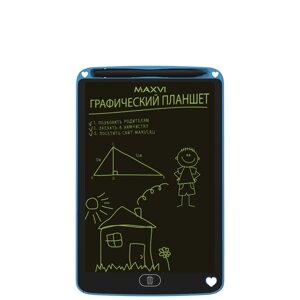Графический планшет Maxvi MGT-01, 8.5", перо - беспроводное, синий