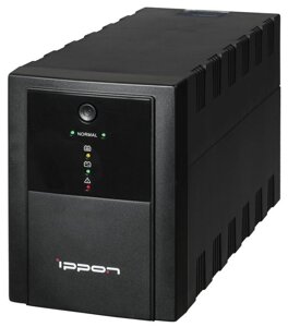 ИБП Ippon Back Basic 2200, 2200 В·А, 1.32 кВт, EURO, розеток - 4, USB, черный (1108028)