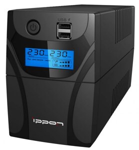 Ибп ippon back power pro II 700, 700 VA, 420 вт, IEC, розеток - 4, USB, черный