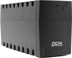 Ибп powercom raptor, 1000 в·а, 600 вт, IEC, розеток - 3, USB, черный (RPT-1000AP)