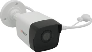 IP-камера HiWatch Value DS-I200(D) 2.8мм, уличная, корпусная, 2Мпикс, CMOS, до 1920x1080, до 30кадров/с, ИК подсветка 30м, POE,40 °C/60 °C, белый/черный (DS-I200 (D) (2.8 MM