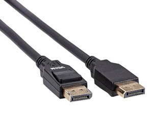 Кабель DisplayPort (20M)-DisplayPort (20M) v2.1 4K/8K, 1 м, черный VCOM CG651 (CG651-1.0)