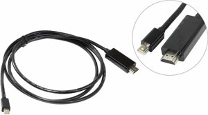 Кабель Mini DisplayPort (M)-HDMI (19M), ферритовый фильтр, 1.8 м, черный VCOM (CG695-B)