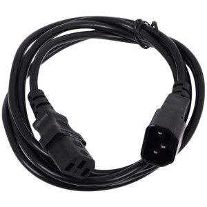 Кабель питания IEC-320-C13-IEC-320-C14, 6A, 1.8м, черный Cablexpert (PC-189)
