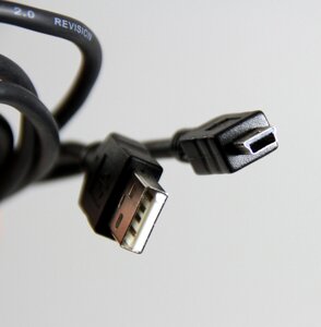 Кабель USB 2.0 am-minibm 5P, telecom, 1.8m, черный (TC6911BK-1.8M)