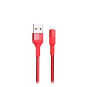 Кабель USB-Lightning Xpress, HOCO, 1m, красный (X26)