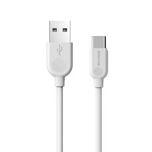 Кабель USB-Type-C, 3A, 2м, белый Borofone LinkJet BX14 (90021)