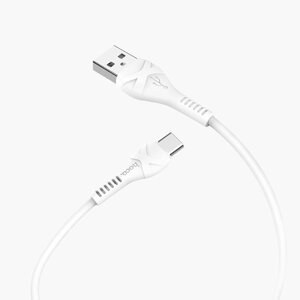 Кабель USB-Type-C, HOCO, X37 Cool power, 1м, белый (108969)