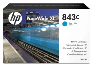 Картридж_843C PageWide XL голубой (C1Q66A)