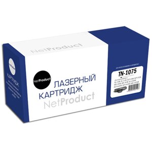 Картридж лазерный netproduct N-TN-1075 (TN-1075), черный, 1000 страниц, совместимый, для brother HL-1110R, HL-1112R, DCP-1510R, DCP-1512R, MFC-1810R, MFC-1815R, HL-1210WR, HL-1212WR, DCP-1610WR, DCP-1612WR, MFC-1912WR