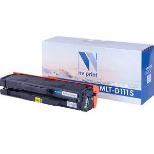 Картридж лазерный NV Print NV-MLTD111S (MLT-D111S), черный, 1000 страниц, совместимый для Samsung Xpress M2020, Xpress M2020W, Xpress M2070, Xpress M2070W, Xpress M2070F, Xpress M2070FW