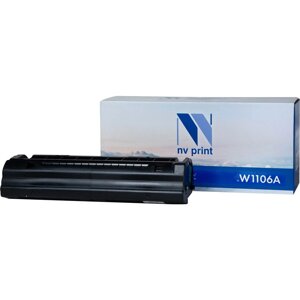Картридж лазерный NV Print NV-W1106A (106A/W1106A), черный, 1000 страниц, совместимый для Laser 107a/107r/107w/MFP 135a/135r/135w/137fnw
