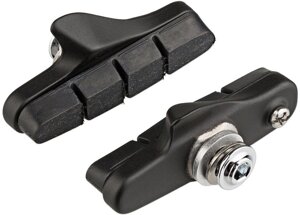 Картриджные тормозные колодки Shimano 105 R55C4 BR-5800/7000/5700/5600 и др (черный комплект 1 пара)