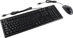 Клавиатура + мышь A4Tech KR-8520D, USB, черный