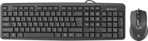 Клавиатура + мышь Defender Dakota C-270, USB, черный (45270)
