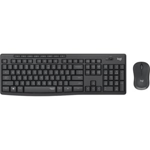 Клавиатура + мышь Logitech MK295, беспроводная, USB, графит (920-009800/920-009807)