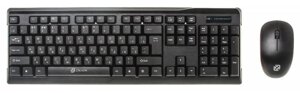 Клавиатура + мышь Oklick 230 M Wireless Keyboard & Optical Mouse Black USB, беспроводная, USB, черный