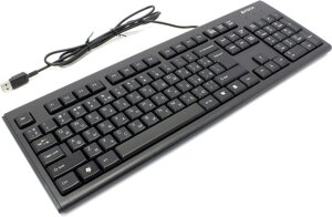 Клавиатура проводная A4Tech KR-83, мембранная, USB, черный