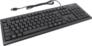 Клавиатура проводная A4Tech KR-85 Black, мембранная, USB, черный