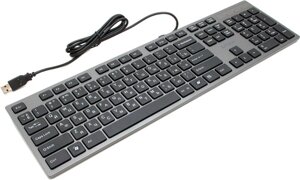 Клавиатура проводная A4Tech KV-300H, ножничная, USB, металлик